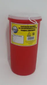 red sharp container. Is my dentist biosecure