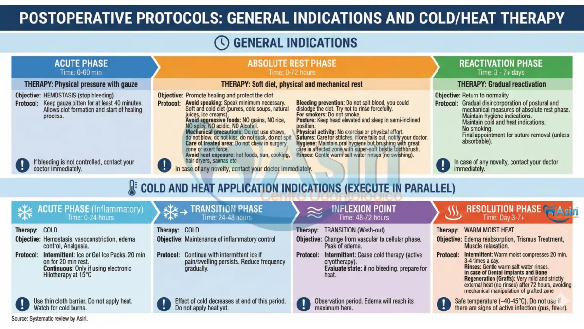 dental postoperative protocols 